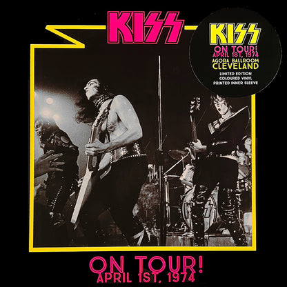 KISS LP On Tour! April 1st, 1974 Cleveland (Yellow Coloured Vinyl)