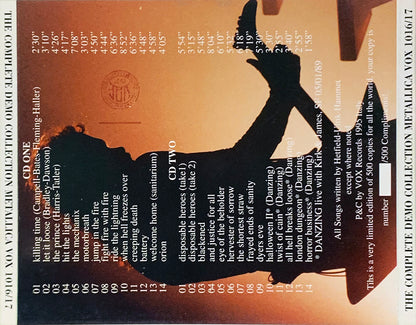 METALLICA 2xCD The Complete Demo Collection