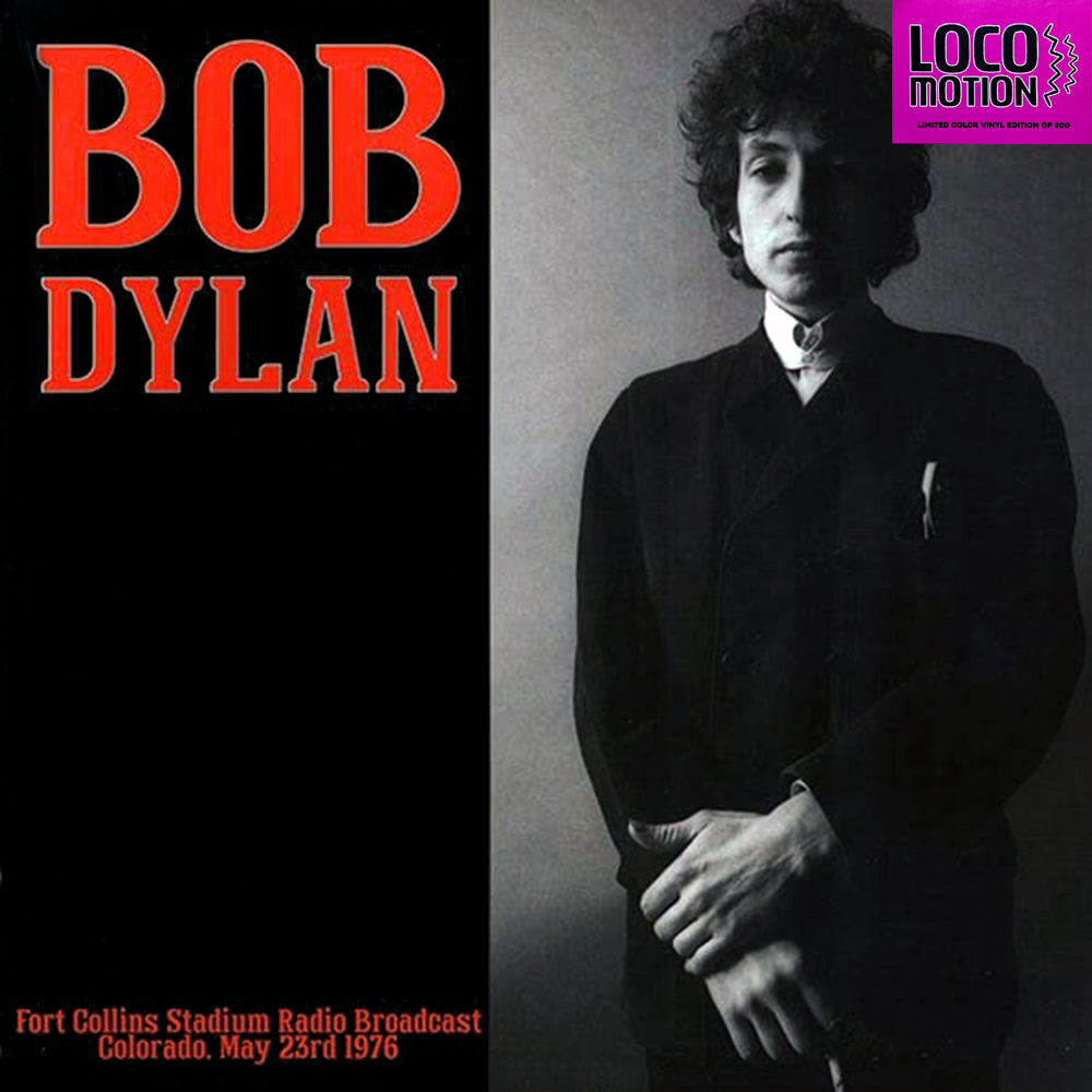 BOB DYLAN LP Fort Collins Stadium Radio Broadcast, Colorado, May 23rd 1976 (Red)