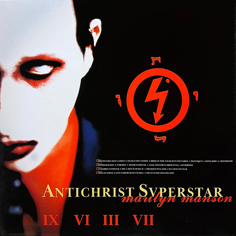 MARILYN MANSON 2xLP Antichrist Superstar (Red & White Splatter Coloured Vinyls)
