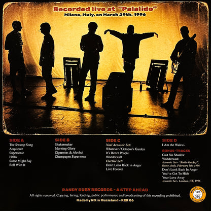 OASIS 2xLP Rock 'N' Roll In Milano (Orange Crystal Coloured) 70 Copies