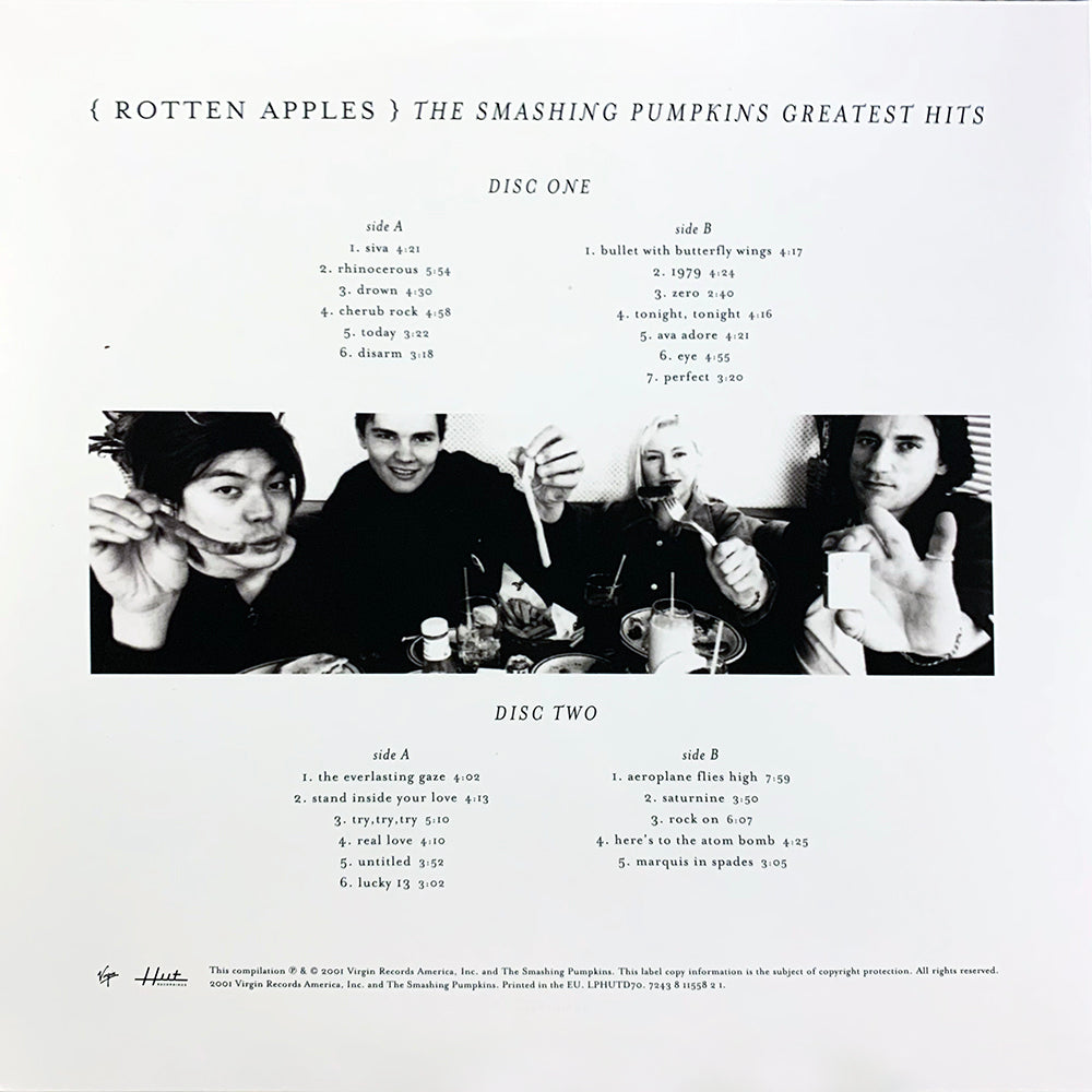 SMASHING PUMPKINS 2xLP Rotten Apples Greatest Hits (Grey Marbled Colour Vinyls)