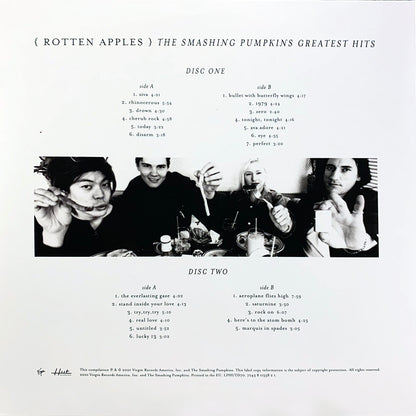 SMASHING PUMPKINS 2xLP Rotten Apples Greatest Hits (Grey Marbled Colour Vinyls)