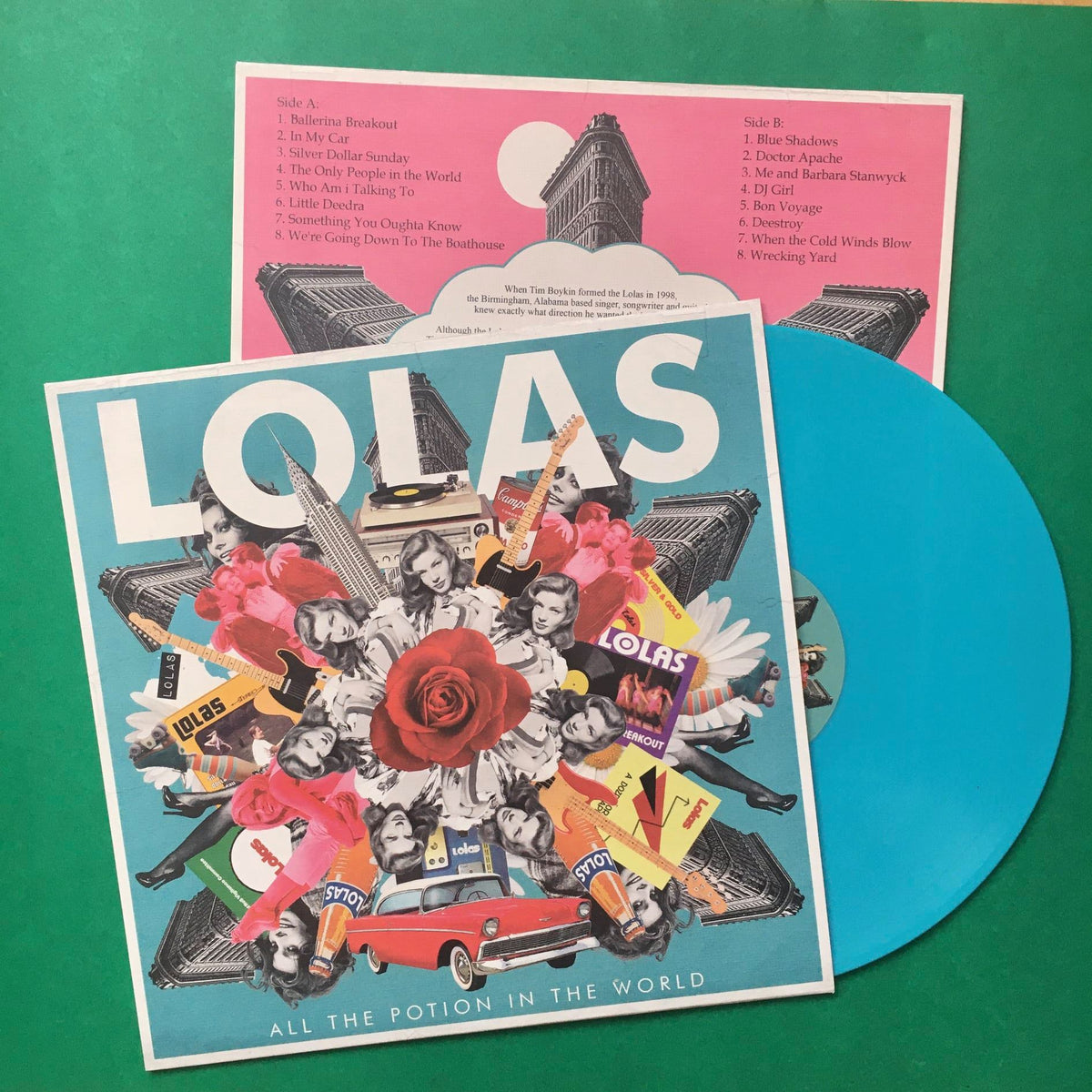 LOLAS LP All the Potion in the World (Turquoise Coloured Vinyl) 250 copies