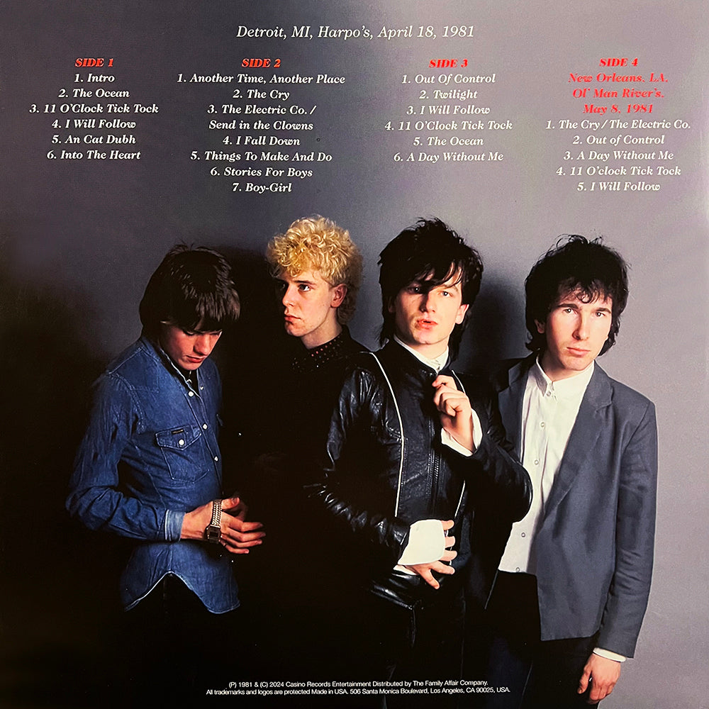 U2 2xLP Boys At Harpo’s (Marbled Coloured Vinyls) PROMO EDITION