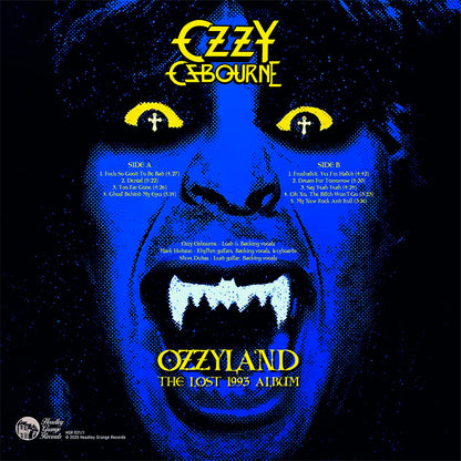 OZZY OSBOURNE LP Ozzyland The Lost 1993 Album (Blue Translucid Coloured Vinyl)