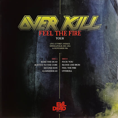 OVERKILL LP Feel The Fire Tour (Red Transparent Coloured Vinyl)