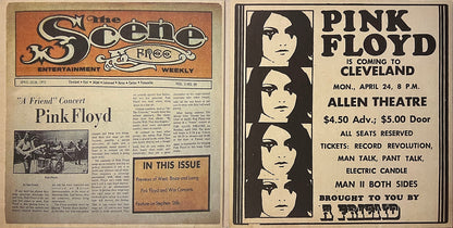 PINK FLOYD 3xLP Allen Theater, Cleveland 1972 (Gold Colour 350 Numbered Copies)
