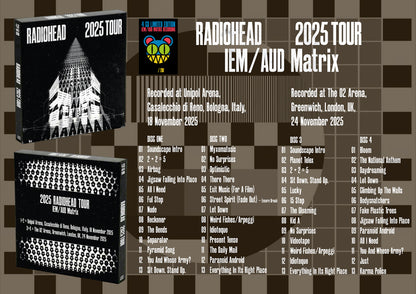 RADIOHEAD 4xCD BOX SET 2025 Tour (200 Numbered Copies)