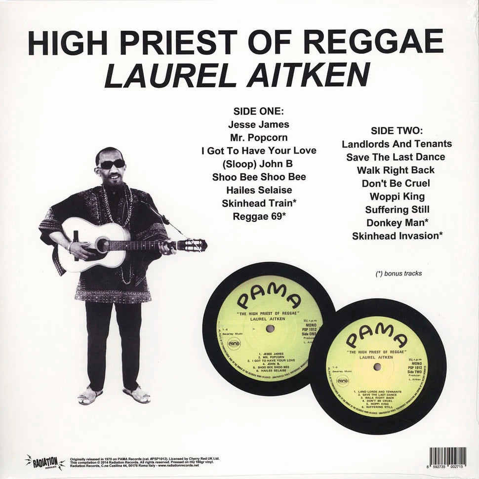 LAUREL AITKEN LP The High Priest Of Reggae