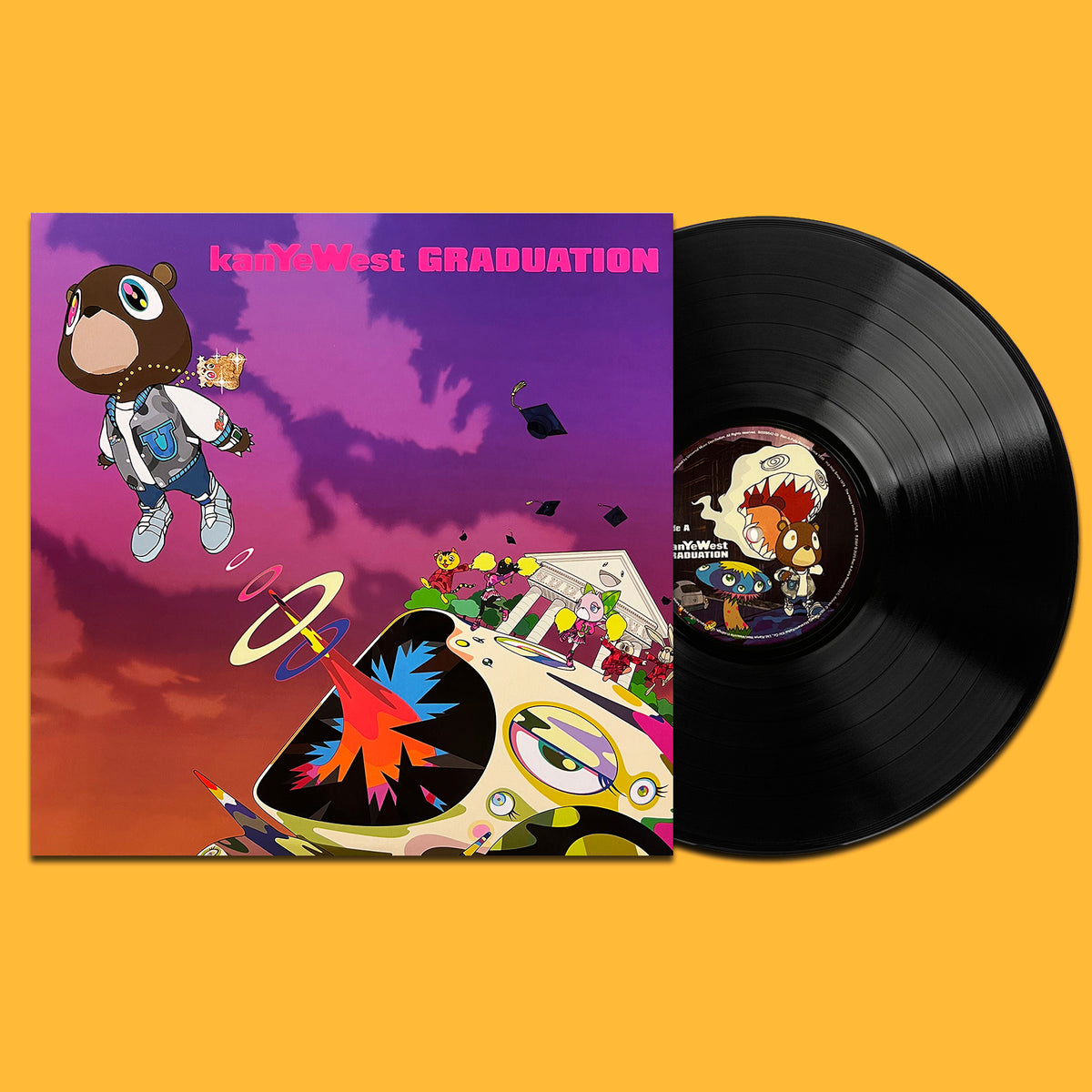 KANYE WEST LP Graduation (Black Vinyl) + 2 Bonus Tracks