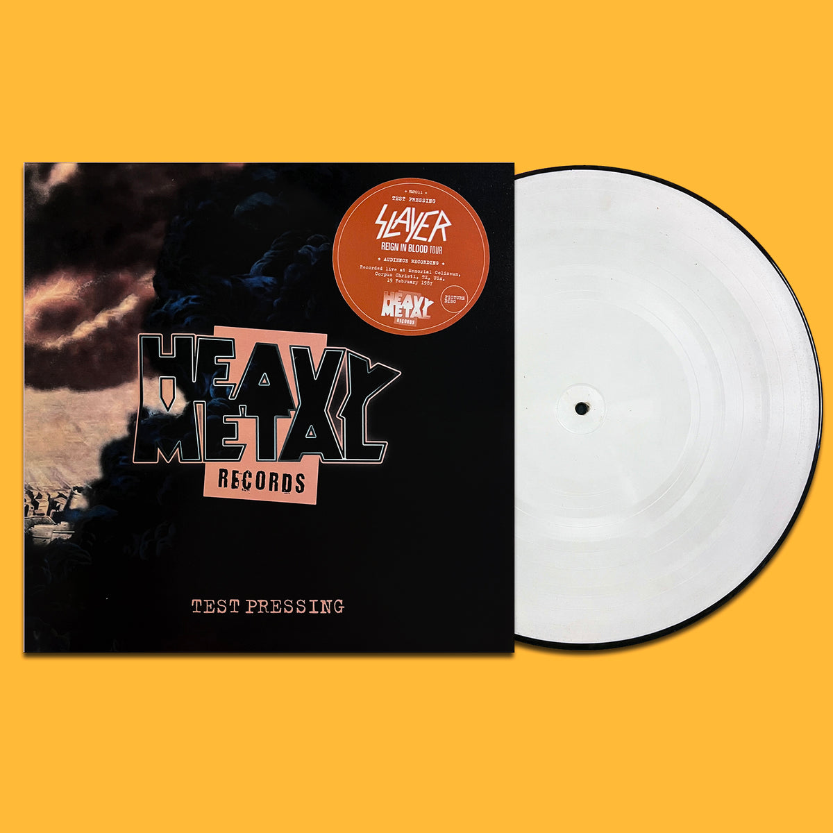 SLAYER LP Reign In Blood Tour (TEST PRESSING) Picture Disc