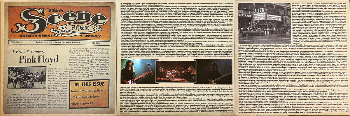 PINK FLOYD 3xLP Allen Theater, Cleveland 1972 (Celestial Blue Colour 350 Copies)