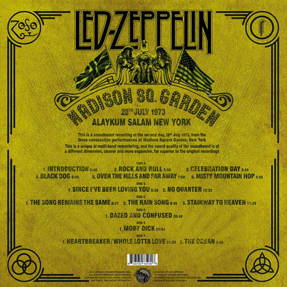 LED ZEPPELIN 3xLP BOX SET Alaykum Salam New York (Purple Coloured with Poster)