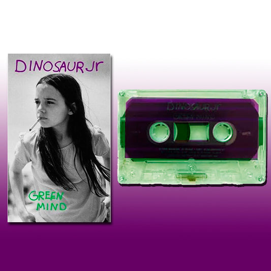 DINOSAUR JR CASSETTE Green Mind (Green Translucid Coloured Cassette) 350 Copies