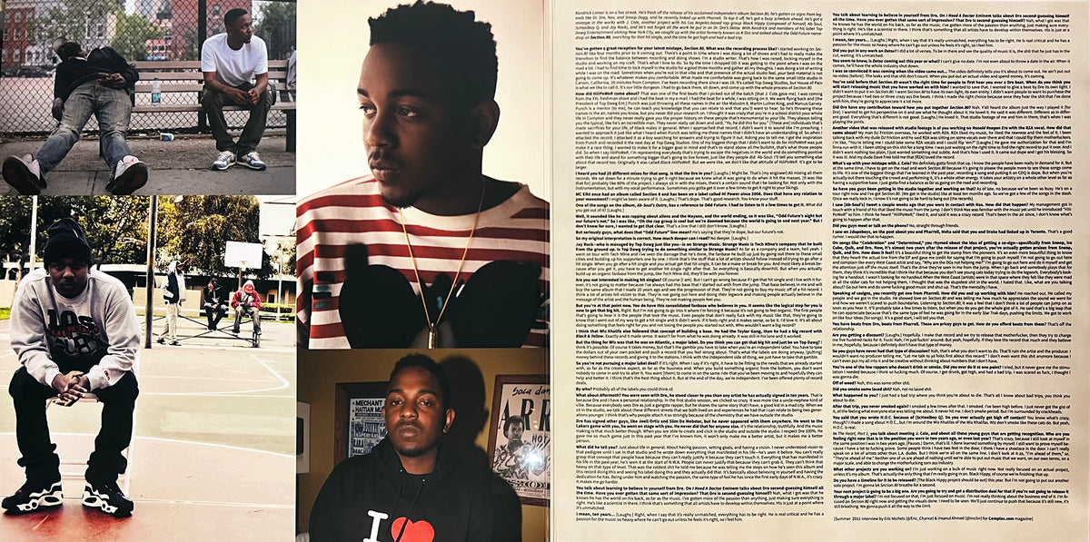 KENDRICK LAMAR 2xLP Section 80 (Pink Coloured Vinyls) Gatefold Cover