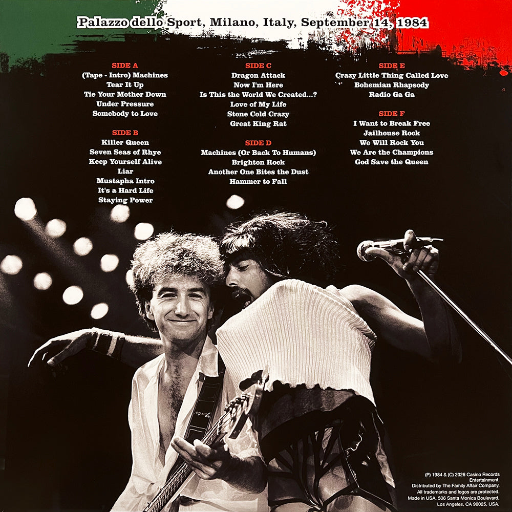 QUEEN 3xLP Baby Are You Ready For Me? The First Italian Night (Green Colour) 200 Numbered Copies