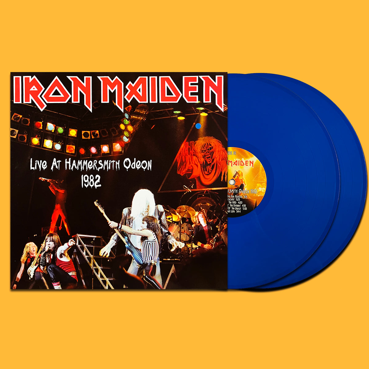 IRON MAIDEN 2xLP Live At Hammersmith Odeon 1982 (Blue Coloured Vinyls)
