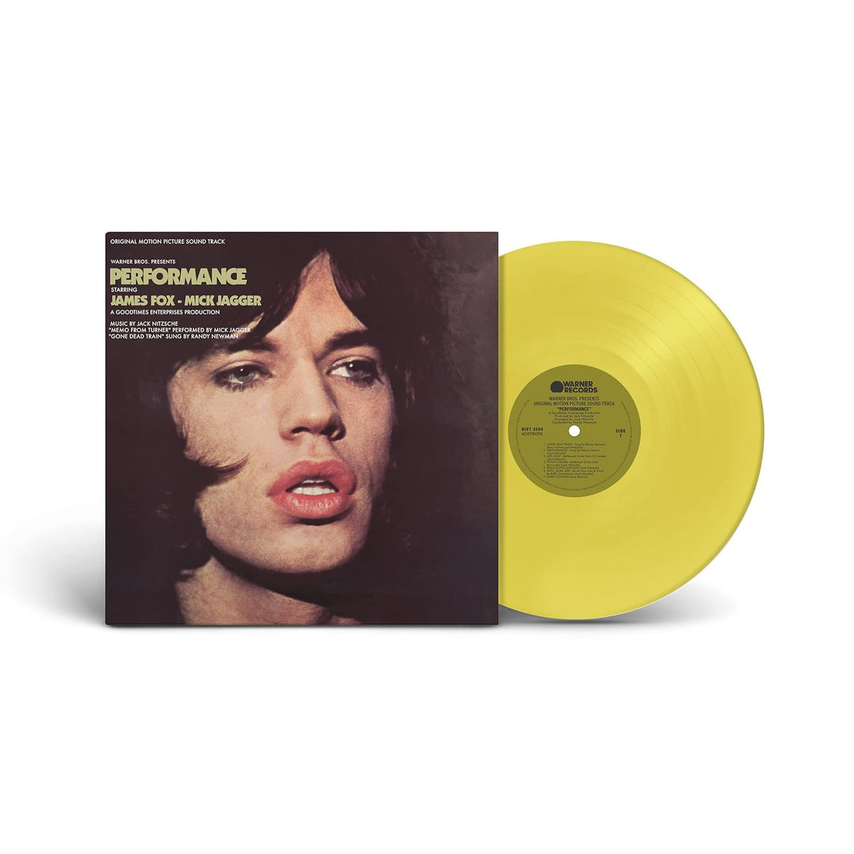 MICK JAGGER LP Performance: Original Motion Picture Sound Track (Yellow Colour)