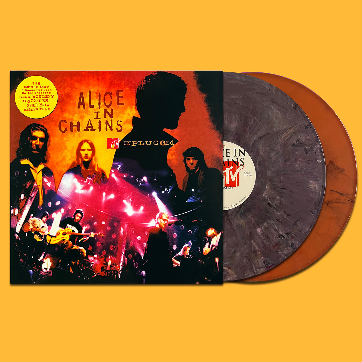 ALICE IN CHAINS 2xLP MTV Unplugged (Grey & Brown Marbled Coloured Vinyls)