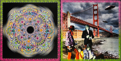 PINK FLOYD 4xLP BOX SET Mandala (Splatter Coloured Numbered) 3D Cover