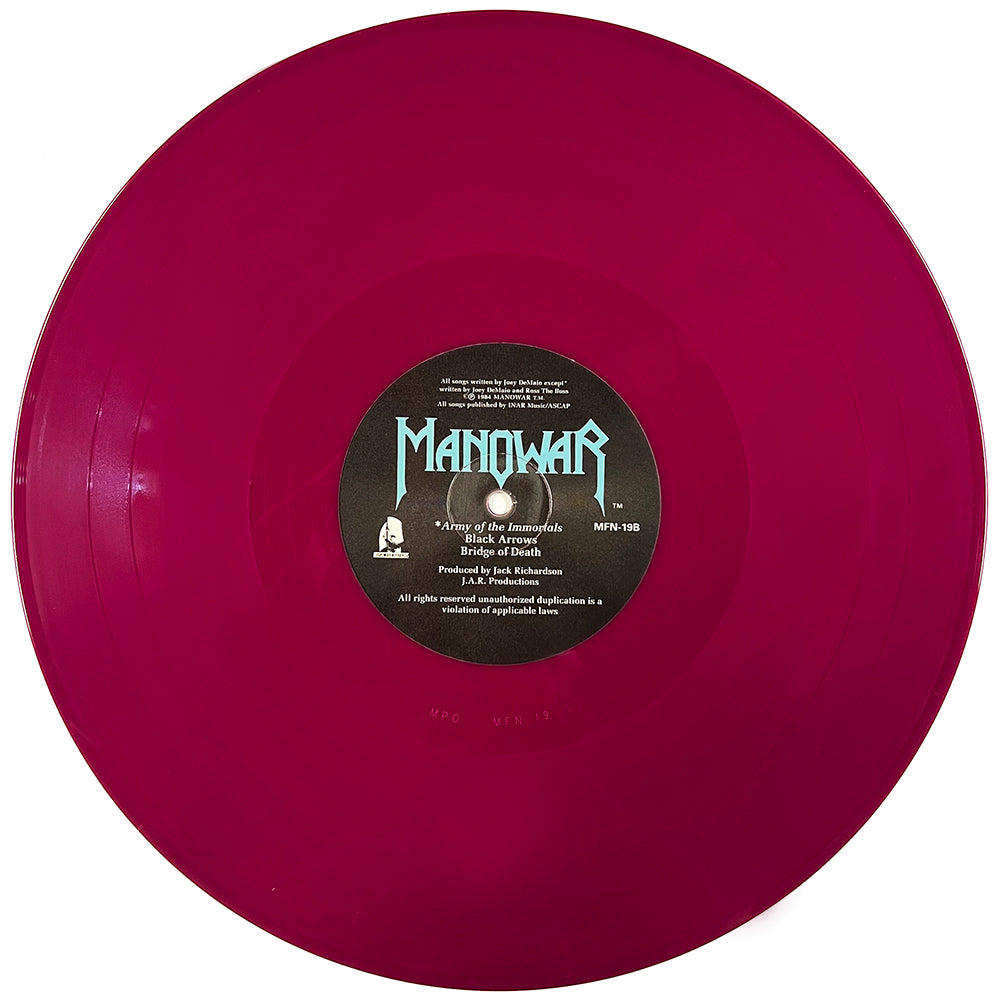 MANOWAR LP Hail To England (Purple Coloured Vinyl) with Insert