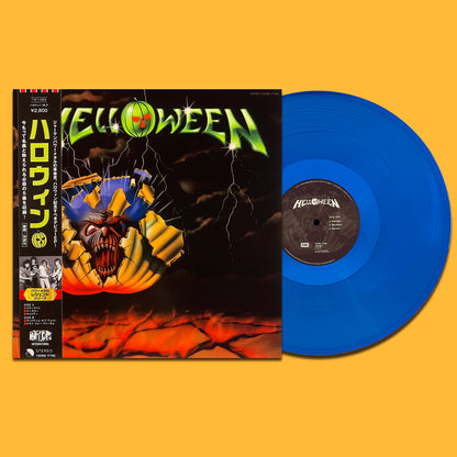 HELLOWEEN LP Helloween (Blue Translucid Colour) with OBI