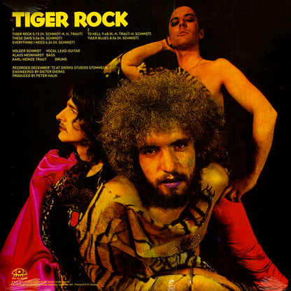 TIGER B. SMITH LP Tiger Rock (Hard Rock Germany) Red Coloured Vinyl