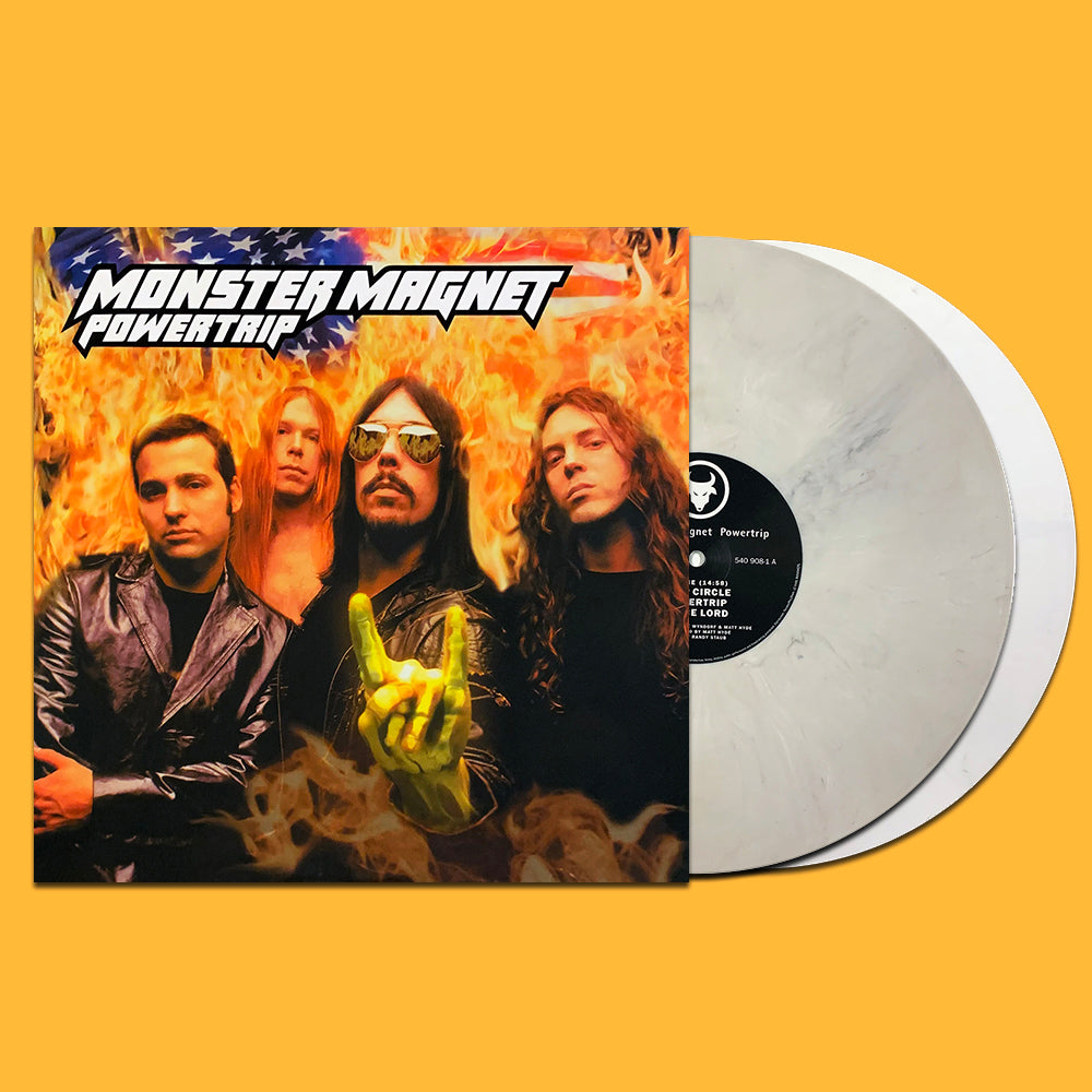 MONSTER MAGNET 2xLP Powertrip (Grey & White Marbled Coloured Vinyl)