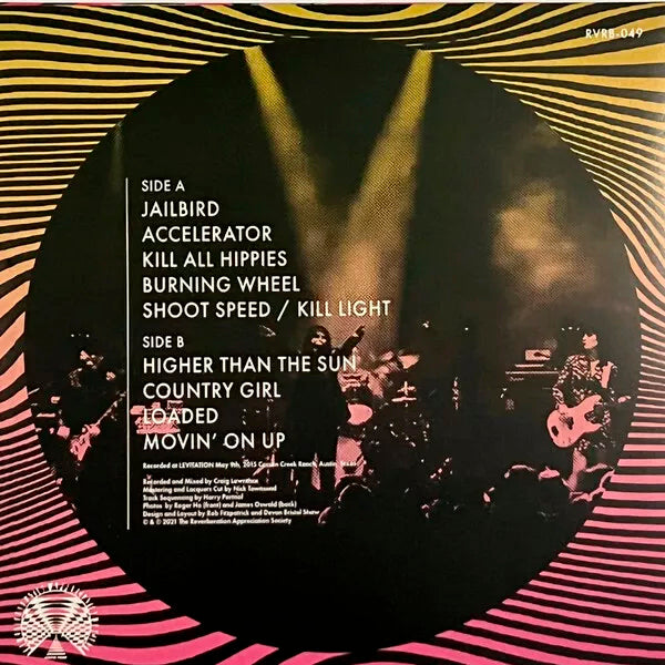 PRIMAL SCREAM LP Live At Levitation (Yellow / Blue Coloured Indie Store)