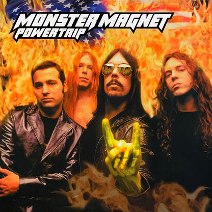 MONSTER MAGNET 2xLP Powertrip (Grey & White Marbled Coloured Vinyl)