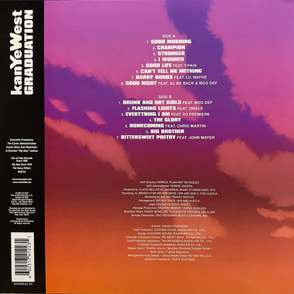 KANYE WEST LP Graduation (Black Vinyl) + 2 Bonus Tracks