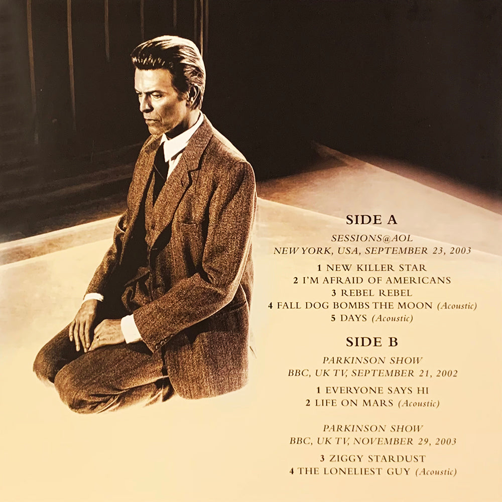 DAVID BOWIE LP On The Airwaves (Silver Coloured 500 Numbered Copies)