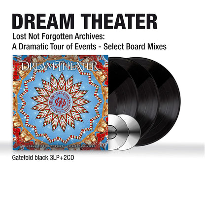 DREAM THEATER 3xLP+2xCD A Dramatic Tour Of Events - Select Board Mixes