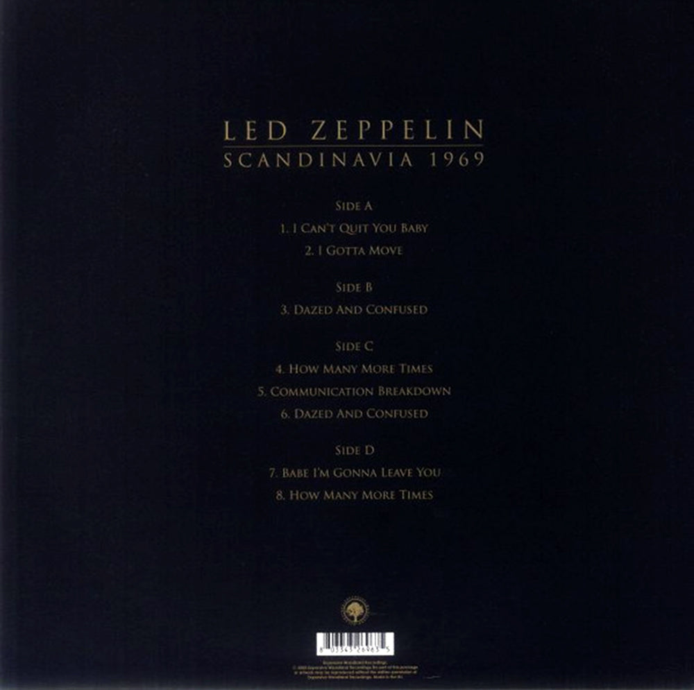 LED ZEPPELIN 2xLP Scandinavia 1969
