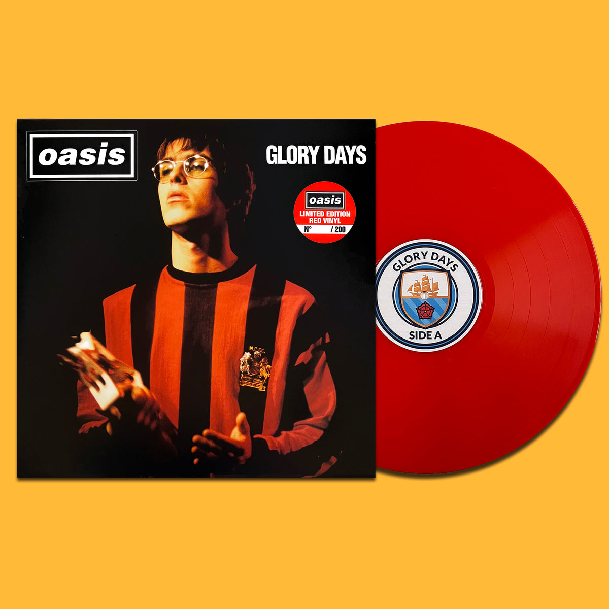 OASIS LP Glory Days (Red Colour Vinyl) PROMO EDITION