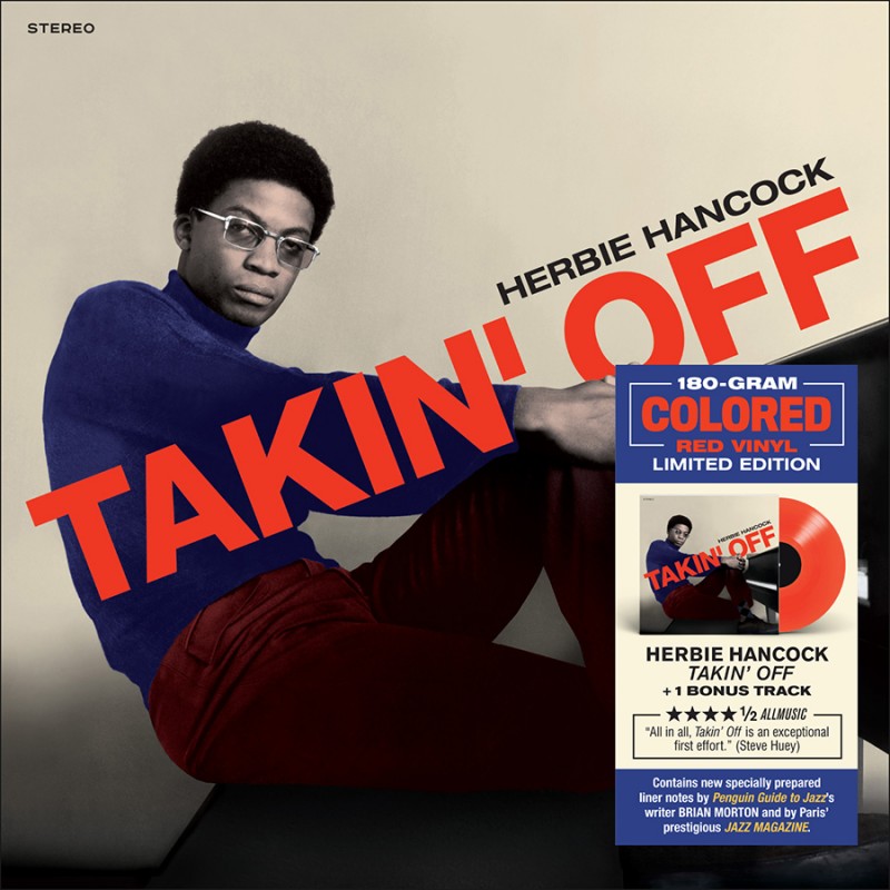 HERBIE HANCOCK LP Takin' Off (Red Coloured 180 Gram Heavyweight Vinyl)