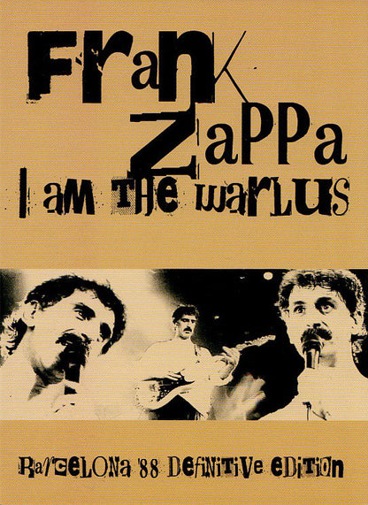 FRANK ZAPPA DVD I Am The Warlus (Digipack)