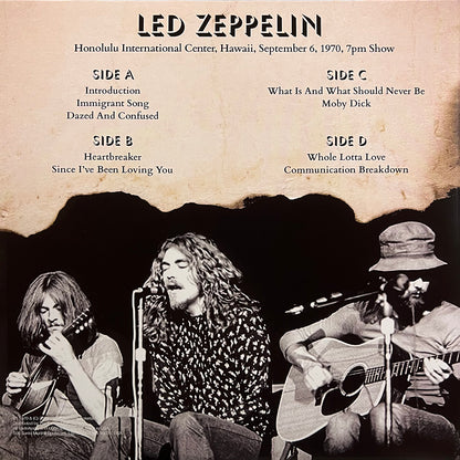 LED ZEPPELIN 2xLP Lotta Love In Honolulu (Blue Colour Vinyl) 200 Numbered Copies