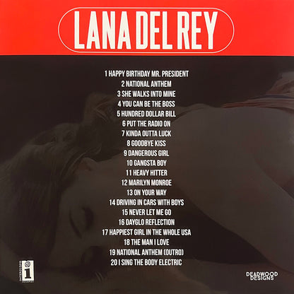 LANA DEL REY 2xLP God Bless America (Red & Blue Coloured Vinyls) with Poster
