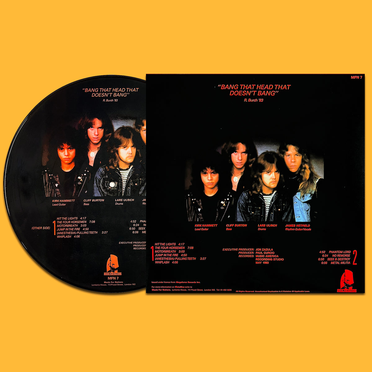 METALLICA LP Kill 'Em All (Picture Disc with Cover and Insert)
