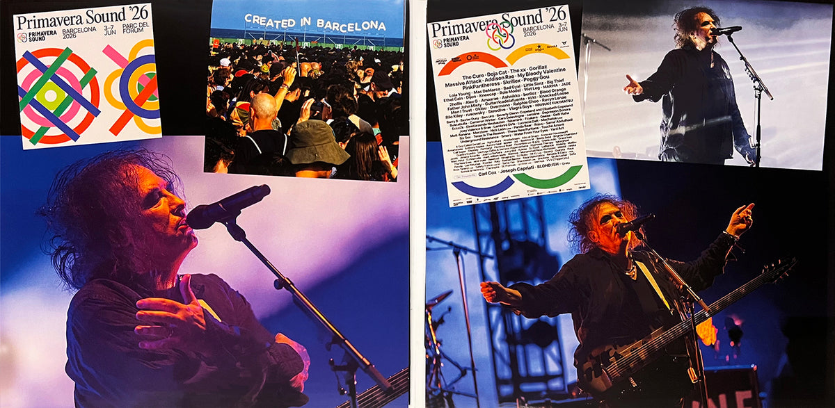 THE CURE 3xLP Primavera Sound Barcelona 2026 (White Coloured Vinyls) 250 Copies