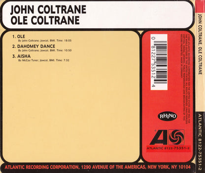 JOHN COLTRANE CD Olé (Digipack)