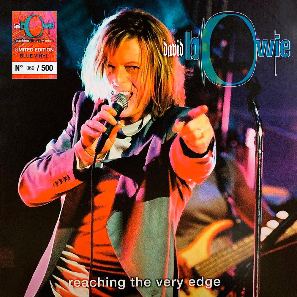 DAVID BOWIE LP Reaching The Very Edge (Blue Coloured Vinyl) Live in Spain