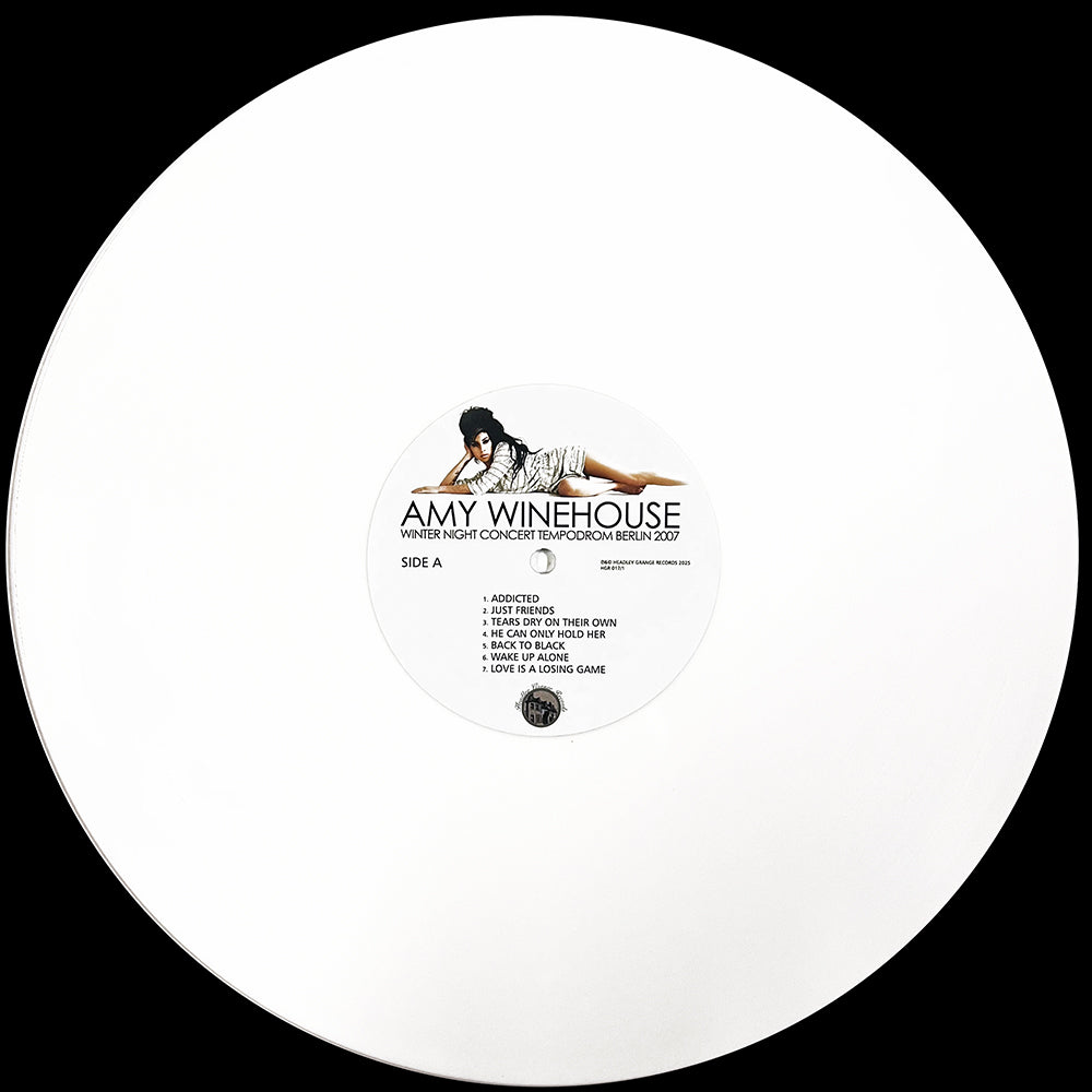 AMY WINEHOUSE LP Winter Night Concert Tempodrom Berlin 2007 (White Colour Vinyl)
