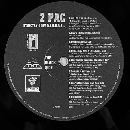 2PAC LP Strictly 4 My N.I.G.G.A.Z... (180 Gram Heavyweight Vinyl)