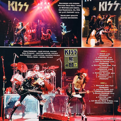 KISS LP Alive! In Winterland, January 1975 (Red Coloured Vinyl)