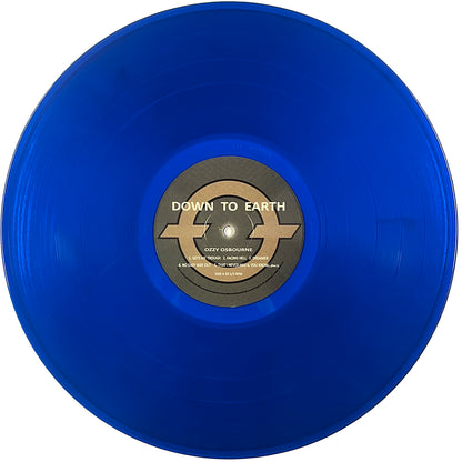 OZZY OSBOURNE LP Down To Earth (Blue Translucent Coloured Vinyl)