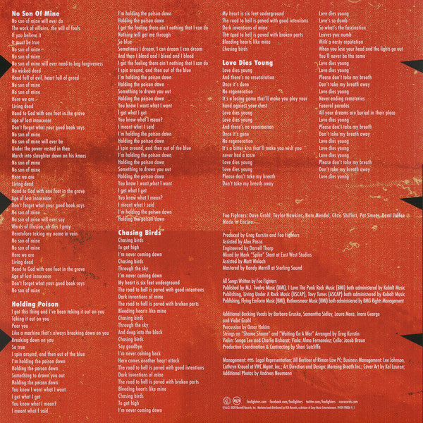 FOO FIGHTERS LP Medicine At Midnight (Exclusive Orange Vinyl)