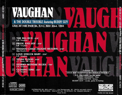 STEVIE RAY VAUGHAN with Buddy Guy CD Live At The Pier 84, N.Y.C. May 23rd, 1983